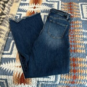 Wide leg trouser risen jeans